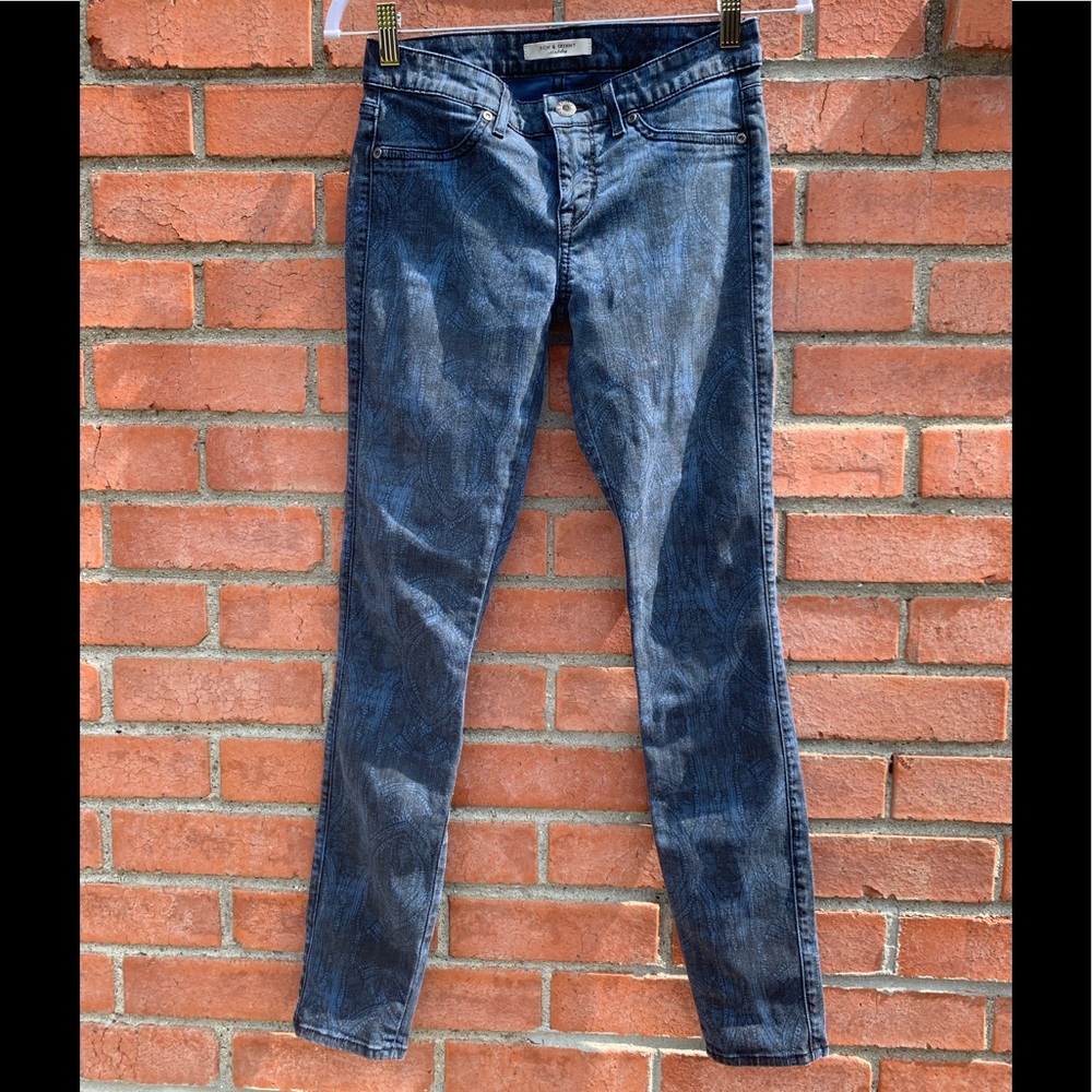 Rich & Skinny printed jeans